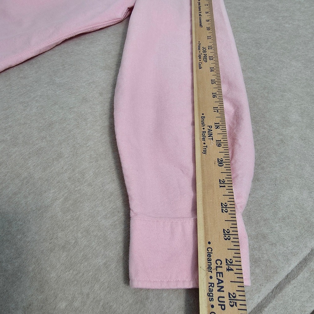 Ralph Lauren Yarmouth Oxford Button Down Shirt Sz 16.5-35 Pink Pony Logo Preppy - Picture 10 of 10